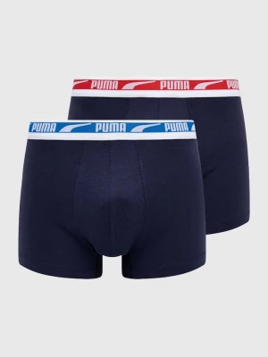 Obrázek produktu Puma boxerky pánské bavlněné s elastanem Everyday Logo 2-pack námořnická modř