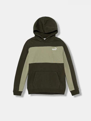 Obrázek produktu Puma Dětská mikina Puma ESS BLOCK Small Logo Hoodie FL B zelená