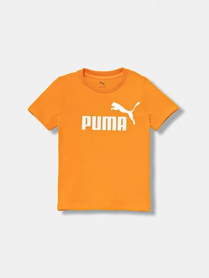 Obrázek produktu Puma Dětské bavlněné tričko Puma ESS No. 1 Logo Tee oranžová