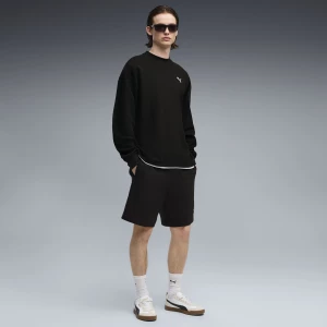 Obrázek produktu PUMA Essentials Elevated Relaxed Material Crew Sweatshirt Men, Clothing, Black