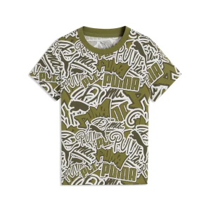 Obrázek produktu PUMA Essentials Scribble Printed Tee Youth, Shop, Olive Green