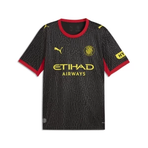 Obrázek produktu PUMA Girona F.C. 26/27 Away Jersey Youth, Clothing, Black/Flat Dark Gray šedá