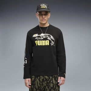 Obrázek produktu PUMA Graphic Skeleton Long Sleeve Tee Men, Clothing, Black