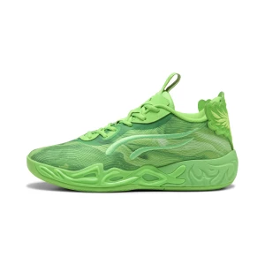 Obrázek produktu PUMA MB.04 Lo Team Basketball Shoes Unisex, Shoes, Black/Dark Amethyst zelená