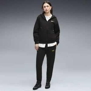 Obrázek produktu PUMA Metallic Hooded Tracksuit Women, Clothing, Black