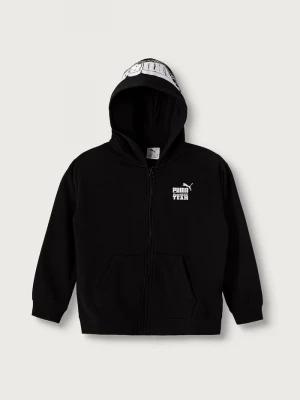Obrázek produktu Puma mikina s kapucí dětská s bavlnou Mid90s Relaxed Full-Zip Hoodie TR B černá