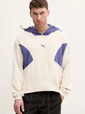 Obrázek produktu Puma mikina s kapucí pánská bavlněná PUMA x KIDSUPER Pants béžová