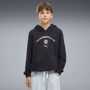 Obrázek produktu PUMA Olympique de Marseille ftblCulture Hoodie Youth, Clothing, Navy/White