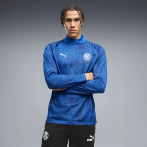 Obrázek produktu PUMA Olympique de Marseille Quarter-Zip Warm-Up Top Men, Men, Royal/White