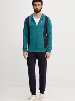 Obrázek produktu Puma pánský teplákový set bavlnou Hooded Sweat suit tyrkysová