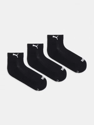 Obrázek produktu Puma Ponožky CUSHIONED QUARTER 3-pack černá