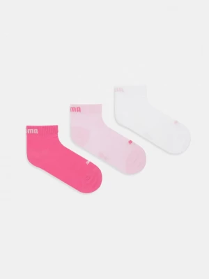 Obrázek produktu Puma Ponožky Puma QUARTER PLAIN 3-pack růžová