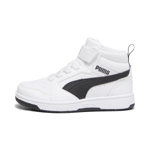 Obrázek produktu PUMA Rebound V6 Mid Sneakers Kids, Shoes, White / Black / Shadow Gray šedá