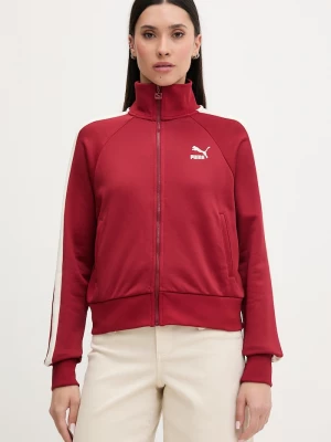 Obrázek produktu Puma rozepínací mikina dámská s bavlnou Iconic T7 Track Jacket červená