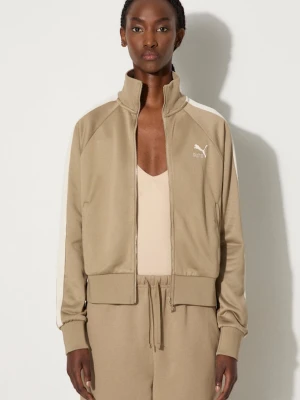 Obrázek produktu Puma rozepínací mikina dámská s bavlnou Iconic T7 Track Jacket zelená