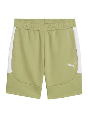 Obrázek produktu PUMA Sportovní kalhoty 'TeamEvostripe' olivová / bílá