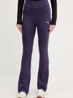 Obrázek produktu Puma sportovní legíny dámské bavlněné s elastanem Flared Leggings fialová