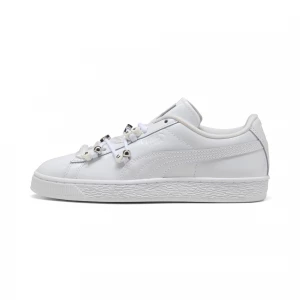 Obrázek produktu PUMA Suede Bloom Patent Sneakers Women, Shoes, White / Feather Gray šedá