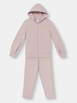 Obrázek produktu Puma tepláková souprava dětská s bavlnou ESS SCRIPT Sweat Suit růžová