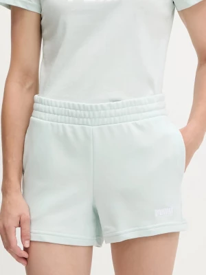 Obrázek produktu Puma teplákové šortky dámské bavlnou tyrkysová