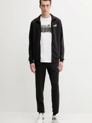 Obrázek produktu Puma teplákový set pánský bavlnou černá