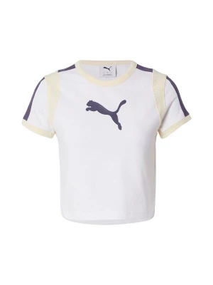Obrázek produktu PUMA Tričko krémová / tmavě modrá / bílá