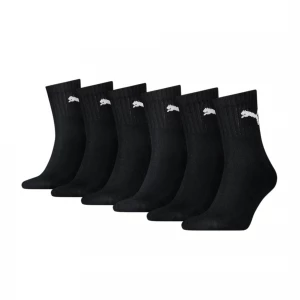 Obrázek produktu PUMA Unisex Short Crew Socks 6 pack, Clothing, Black