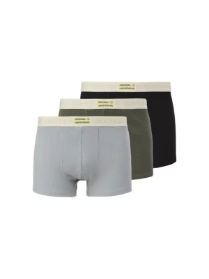 Obrázek produktu QS Boxerky námořnická modř / světle šedá / zelená