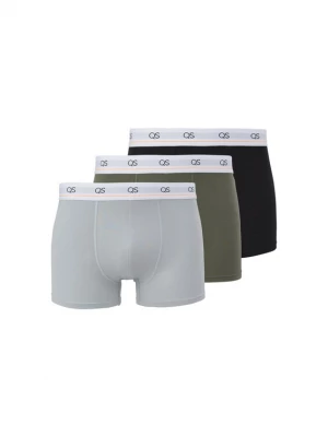 Obrázek produktu QS Boxerky světle šedá / olivová / černá / bílá