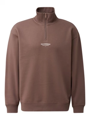 Obrázek produktu QS Mikina hnědá / bílá