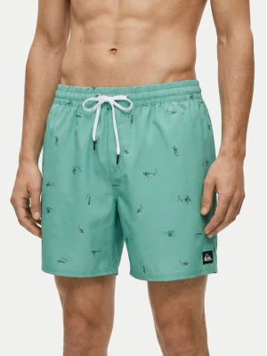 Obrázek produktu Quiksilver Plavecké šortky Stretch Printed Volley 16 EQYJV04217 Světle modrá Regular Fit