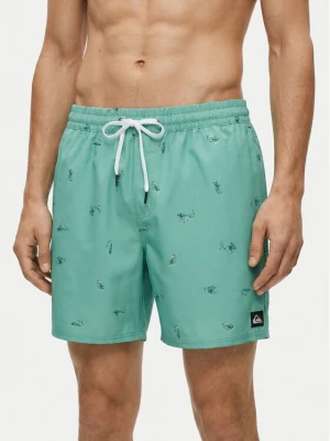 Obrázek produktu Quiksilver Plavecké šortky Stretch Printed Volley 16 EQYJV04217 Světle modrá Regular Fit