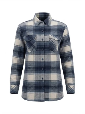 Obrázek produktu Radwa Halenka 'Women's flannel shirt with 4 Pockets' noční modrá / bílá