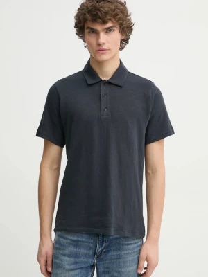 Obrázek produktu rag & bone Bavlněné polo tričko Rag & Bone námořnická modř