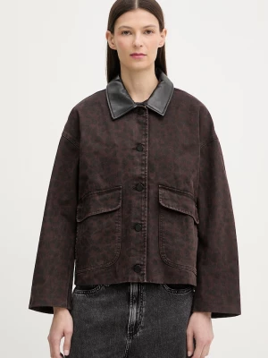 Obrázek produktu rag & bone džínová bunda dámská bavlněná Natalia hnědá