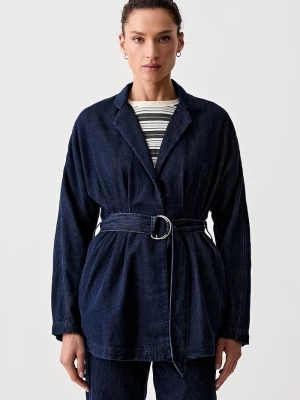 Obrázek produktu rag & bone jednořadé sako dámské džínové Mandi námořnická modř