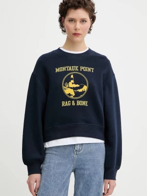Obrázek produktu rag & bone Mikina Rag & Bone námořnická modř