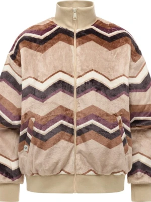 Obrázek produktu Ragwear Fleecová mikina béžová / krémová / hnědá / vínově červená