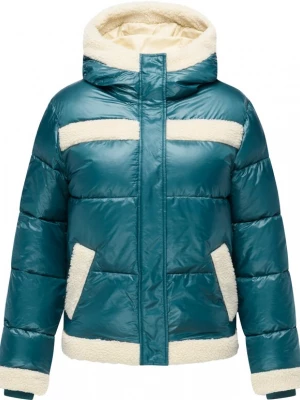 Obrázek produktu Ragwear Zimní bunda 'Editah Youmodo' petrolejová / barva bílé vlny
