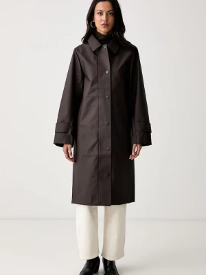 Obrázek produktu Rains nepromokavá bunda Nara W Long Jacket W3 hnědá