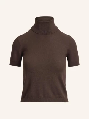 Obrázek produktu Ralph Lauren Collection Úpletové Tričko Z Kašmíru tmavě hnědá