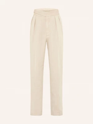 Obrázek produktu Ralph Lauren Purple Label Kalhoty Regular Fit Z Lnu béžová