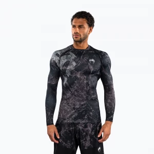 Obrázek produktu Rashguard pánský s dlouhým rukávem Venum Rage & Workout Rashguard LS black / grey