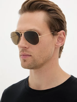 Obrázek produktu Ray-Ban sluneční brýle AVIATOR LARGE METAL zlatá