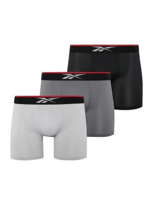 Obrázek produktu Reebok Boxerky 'GLYNN' šedá / světle šedá / červená / černá