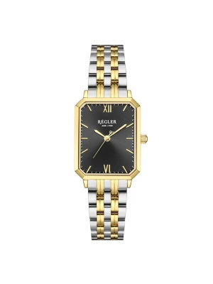 Obrázek produktu Régler Analogové hodinky 'Régler Élégance Steel Bicolor Silver / Gold - Black' zlatá / černá / stříbrná
