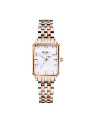 Obrázek produktu Régler Analogové hodinky 'Régler Élégance Steel Bicolor Silver / Rose Gold - Pearl' růžově zlatá
