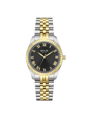Obrázek produktu Régler Analogové hodinky 'Régler Infinité Steel Bicolor Silver / Gold - Black' zlatá