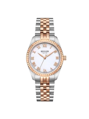 Obrázek produktu Régler Analogové hodinky 'Régler Infinité Steel Bicolor Silver / Rose Gold - Pearl' růžově zlatá