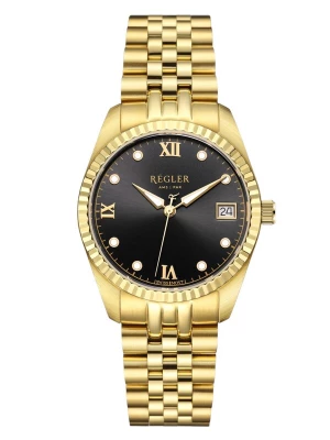 Obrázek produktu Régler Analogové hodinky 'Régler Liberté Steel Gold - Black' zlatá